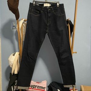 Topman limited skinny selvedge denim 32 waistwaist